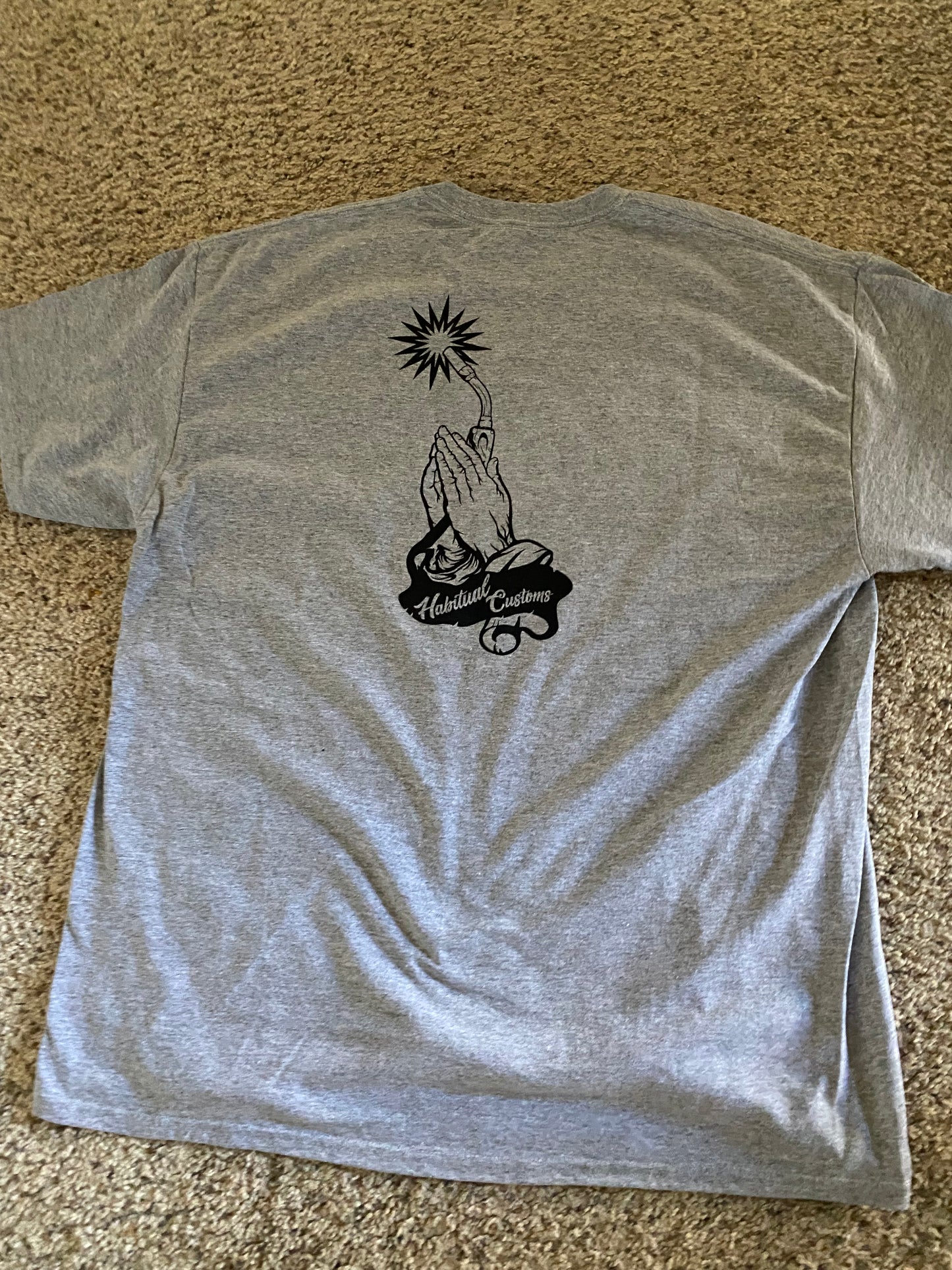 Crafted with Faith and Skill – Praying Hands Welding T-Shirt