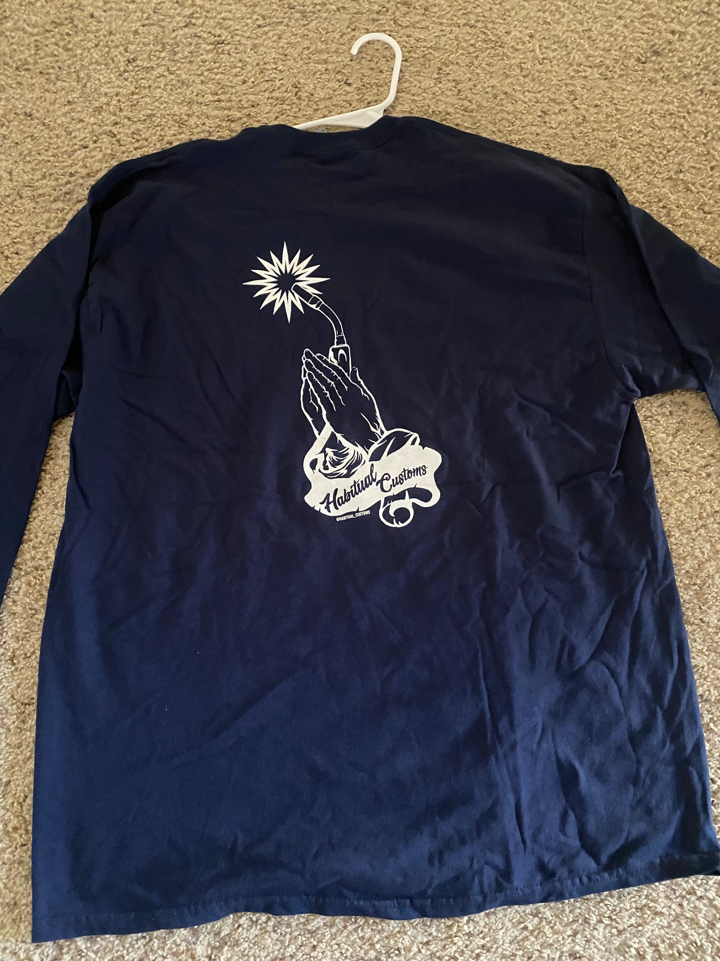 Faith in the Craft – Praying Hands Welding Long Sleeve